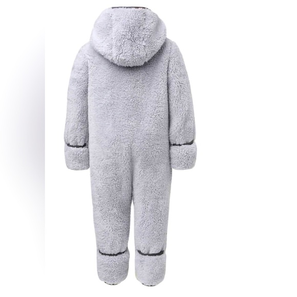 Kids Baby Boy Jacket Snozu Infant 2-piece Sz 18 Months 24 Months Fleece Set Gray - Picture 4 of 6